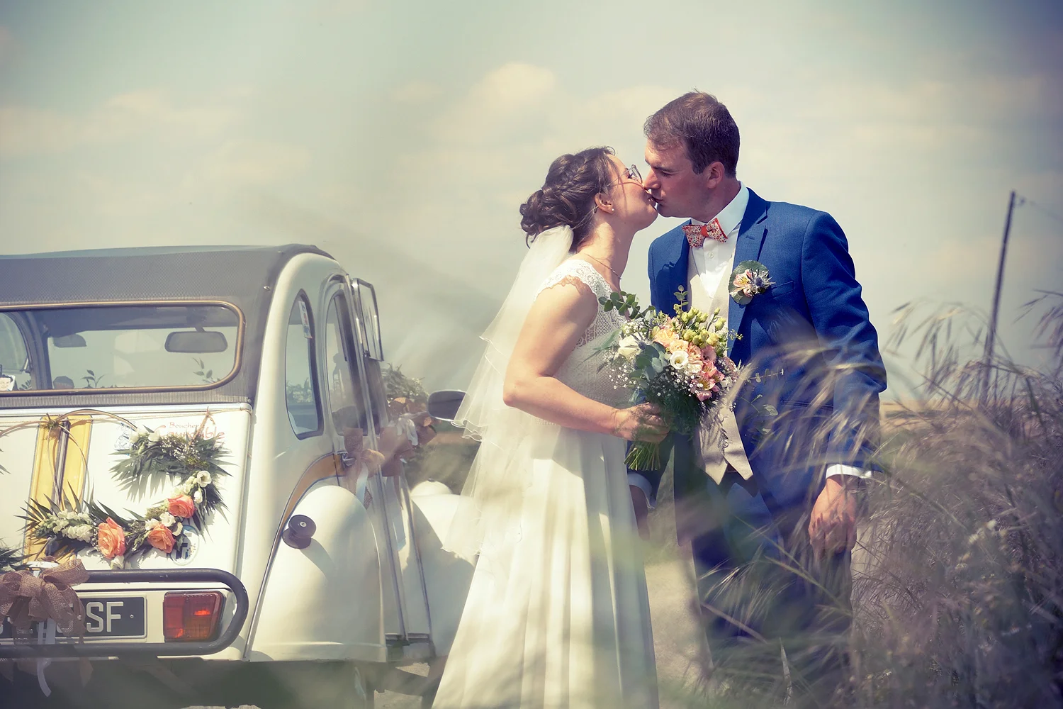 Les mariés photographiés par le photographe de mariage Vincent Le Borgne