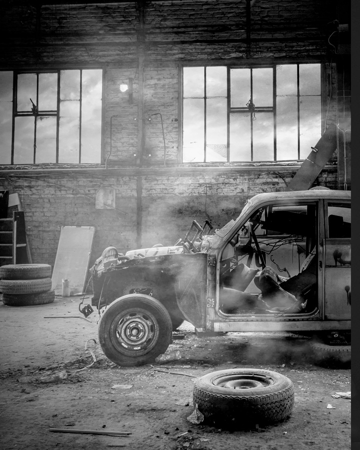 Voiture urbex en Belgique