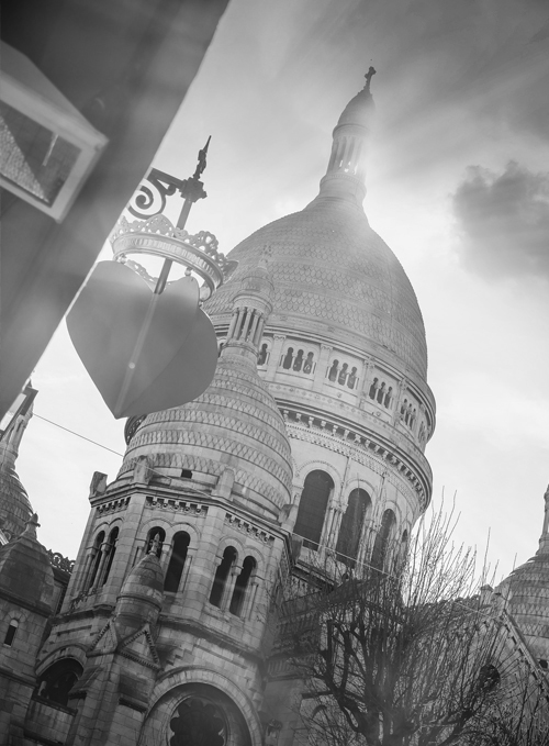 La basilique du Sacré-Cœur de Montmartre, Paris, photographie urbaine, art photohgraphie
